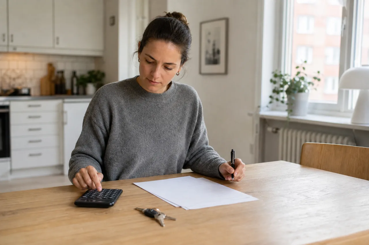 Värdera din bostad gratis online - redaktionell bild