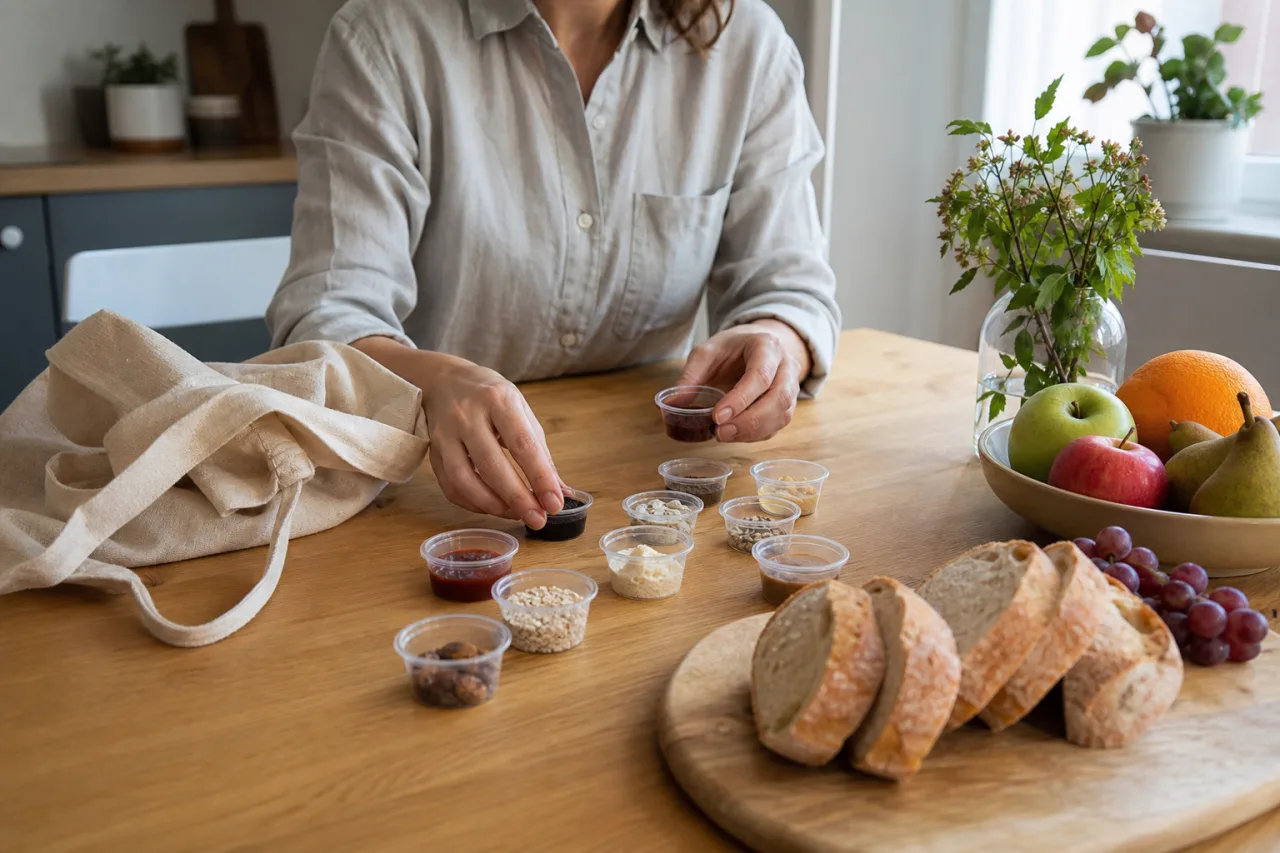 Gratisprover mat & dryck – smakprover gratis - redaktionell bild