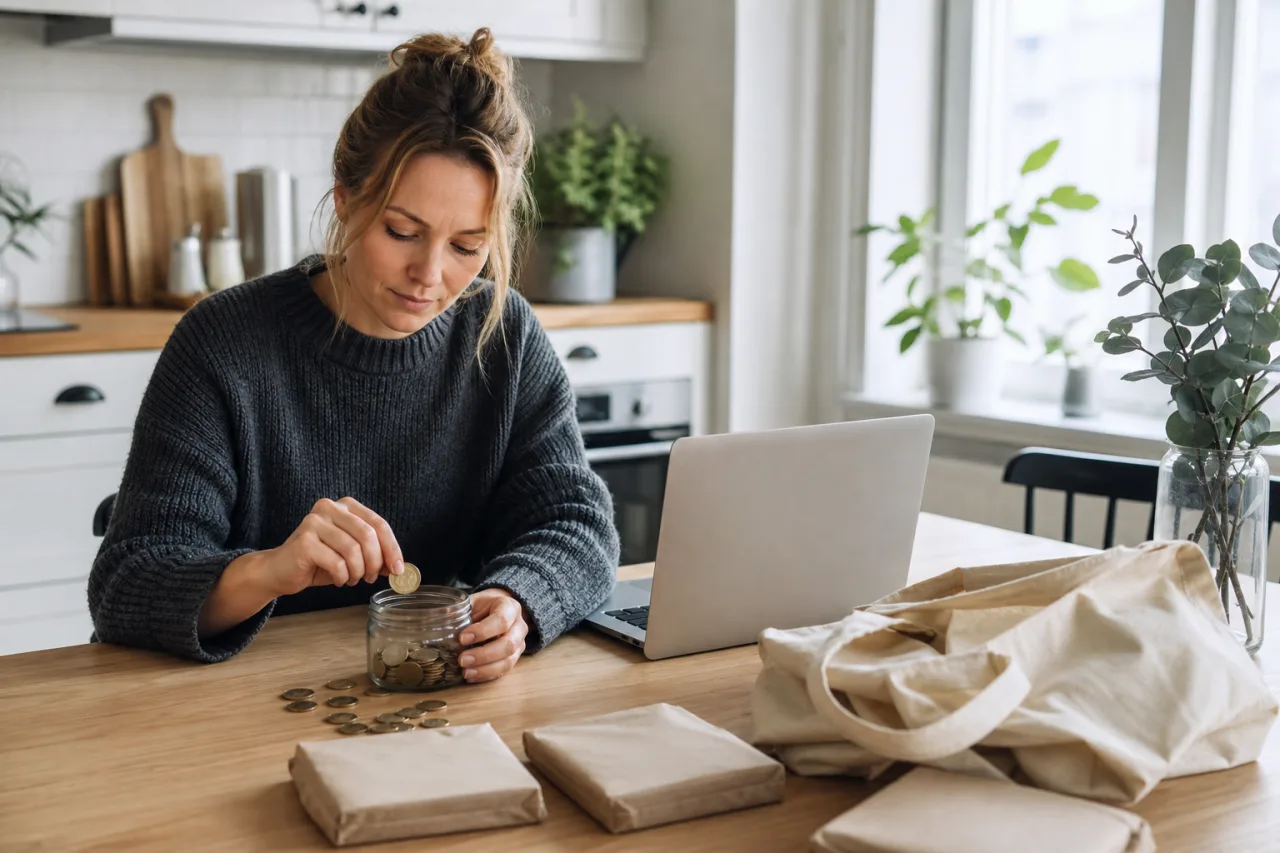Hitta allt som är gratis – och få betalt för att handla - redaktionell bild